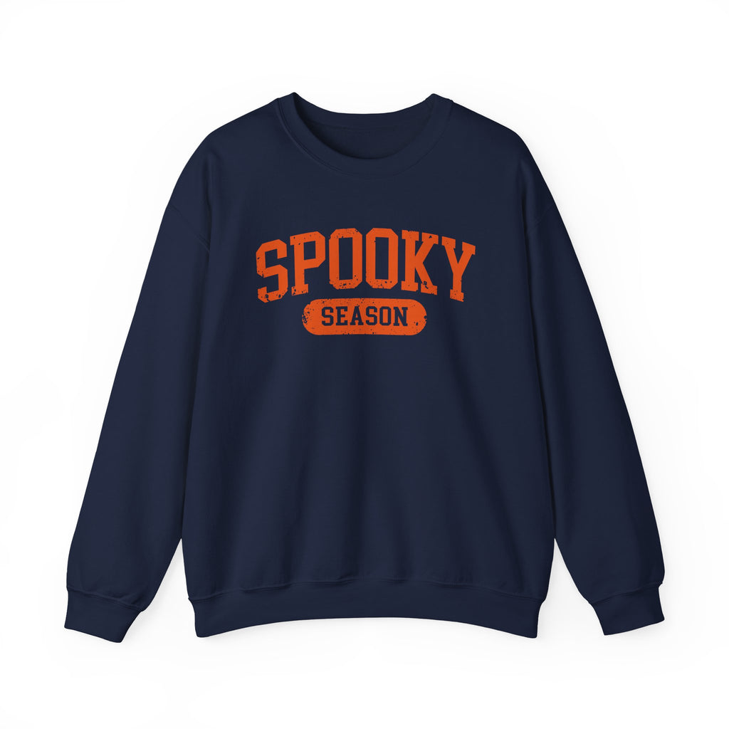 Spooky Season Sweatshirt | Halloween Crewneck, Orange Lettering