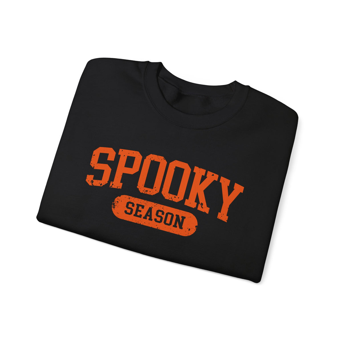 Spooky Season Sweatshirt | Halloween Crewneck, Orange Lettering