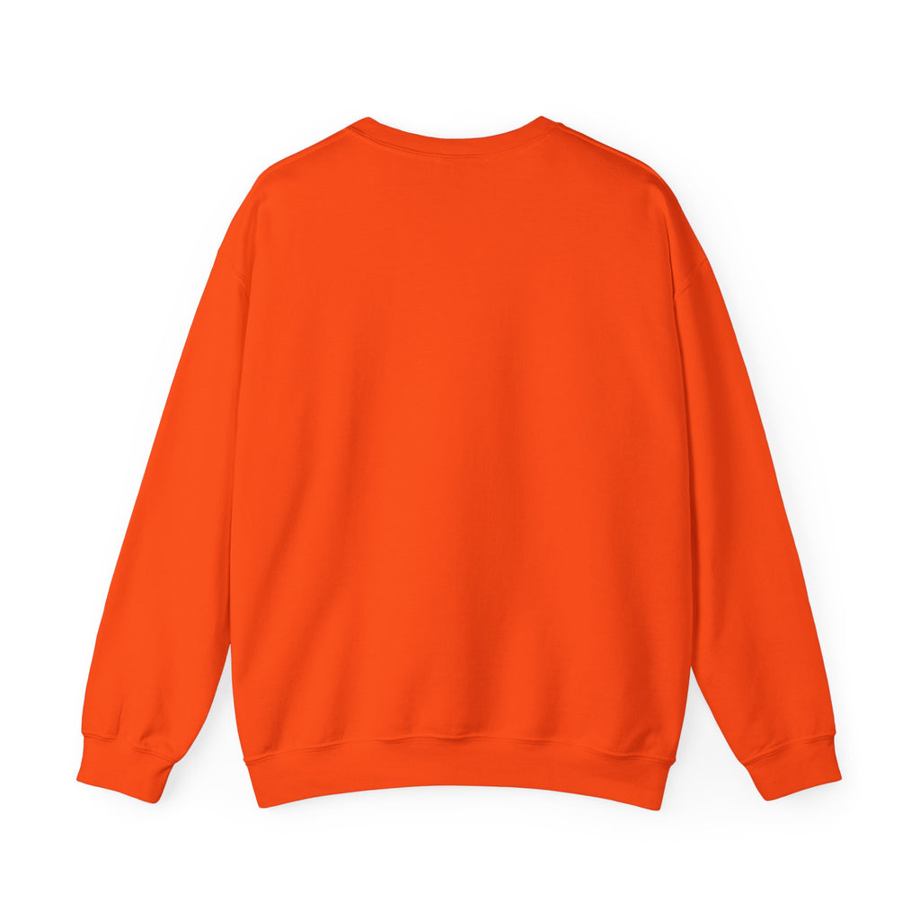 Cute Halloween Bookcase Crewneck Sweatshirt | Spooky Shelf Characters