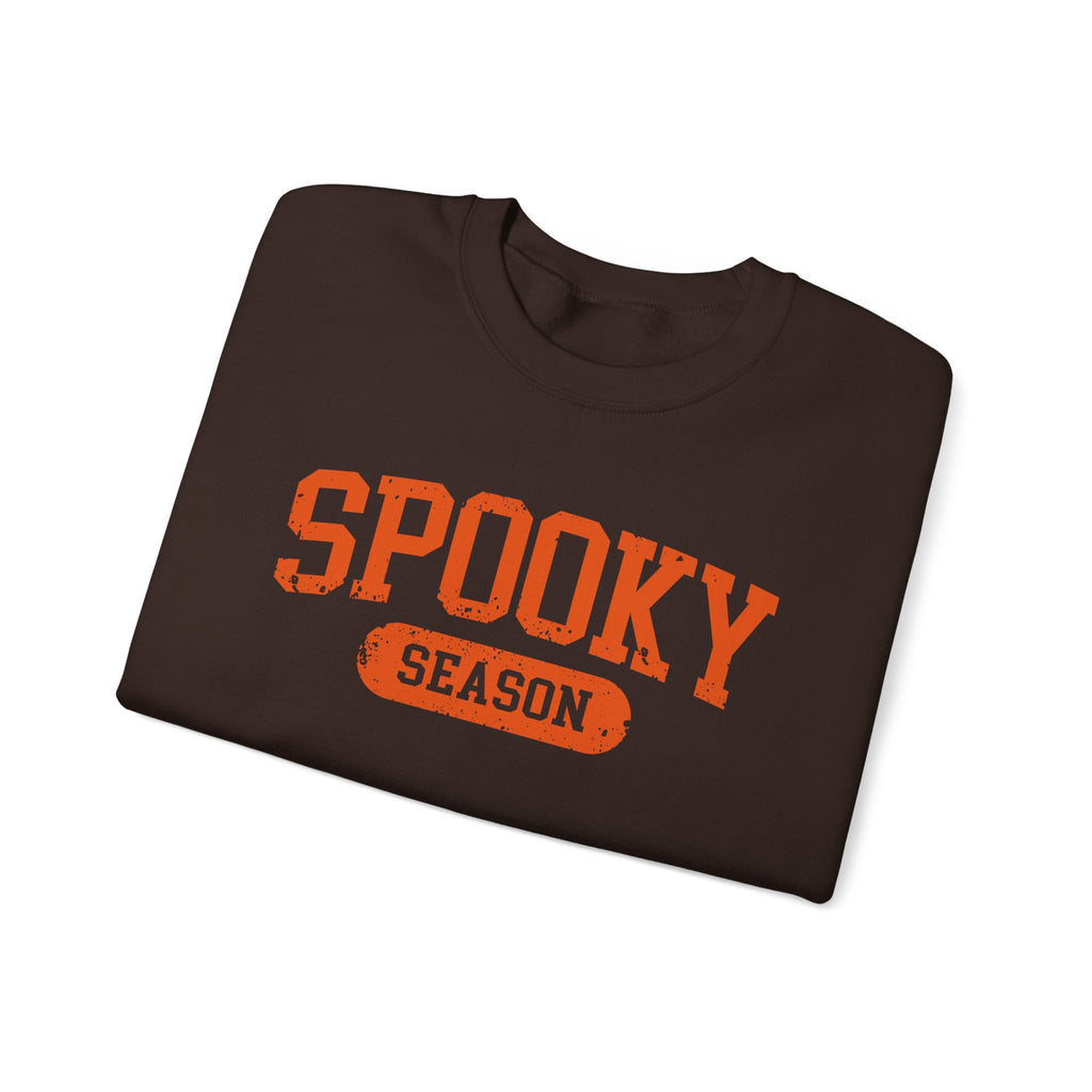 Spooky Season Sweatshirt | Halloween Crewneck, Orange Lettering
