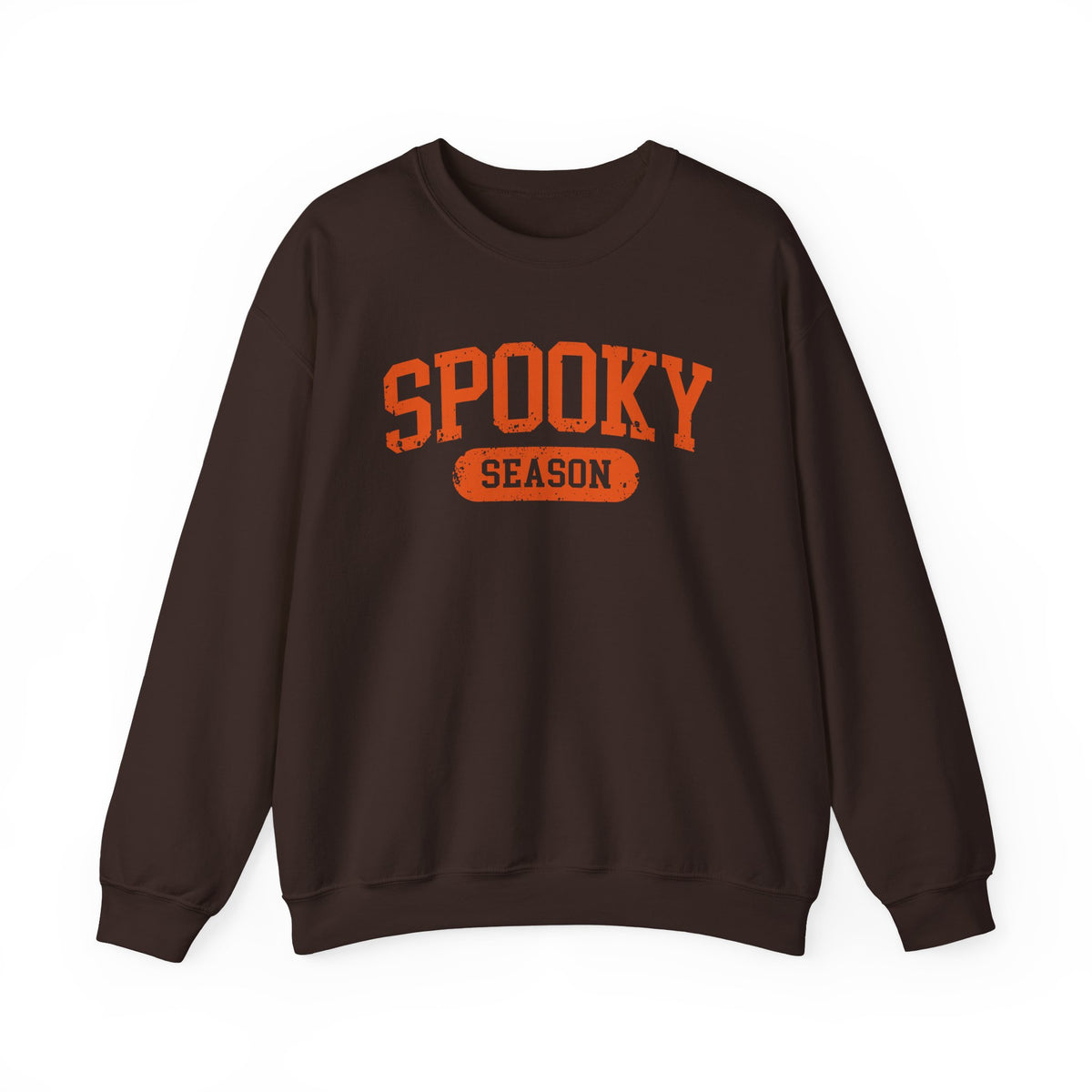 Spooky Season Sweatshirt | Halloween Crewneck, Orange Lettering