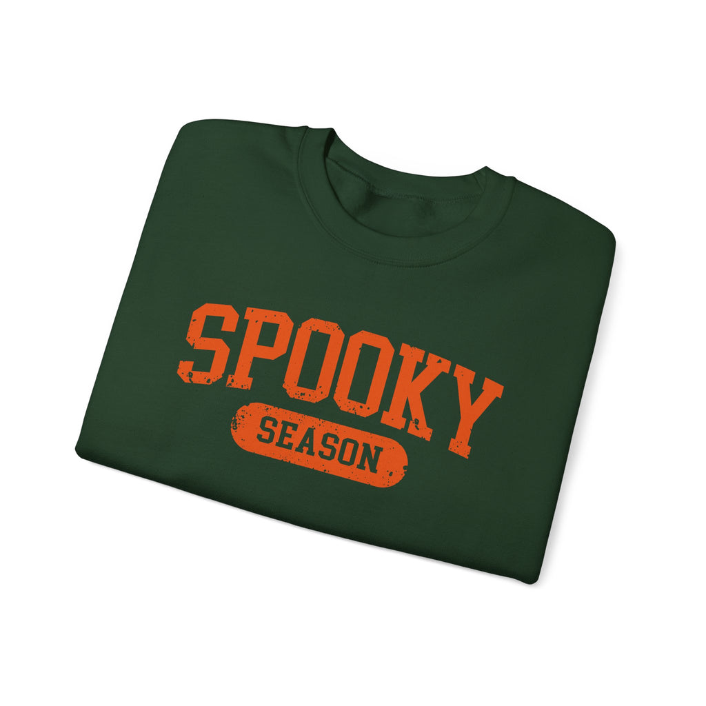 Spooky Season Sweatshirt | Halloween Crewneck, Orange Lettering