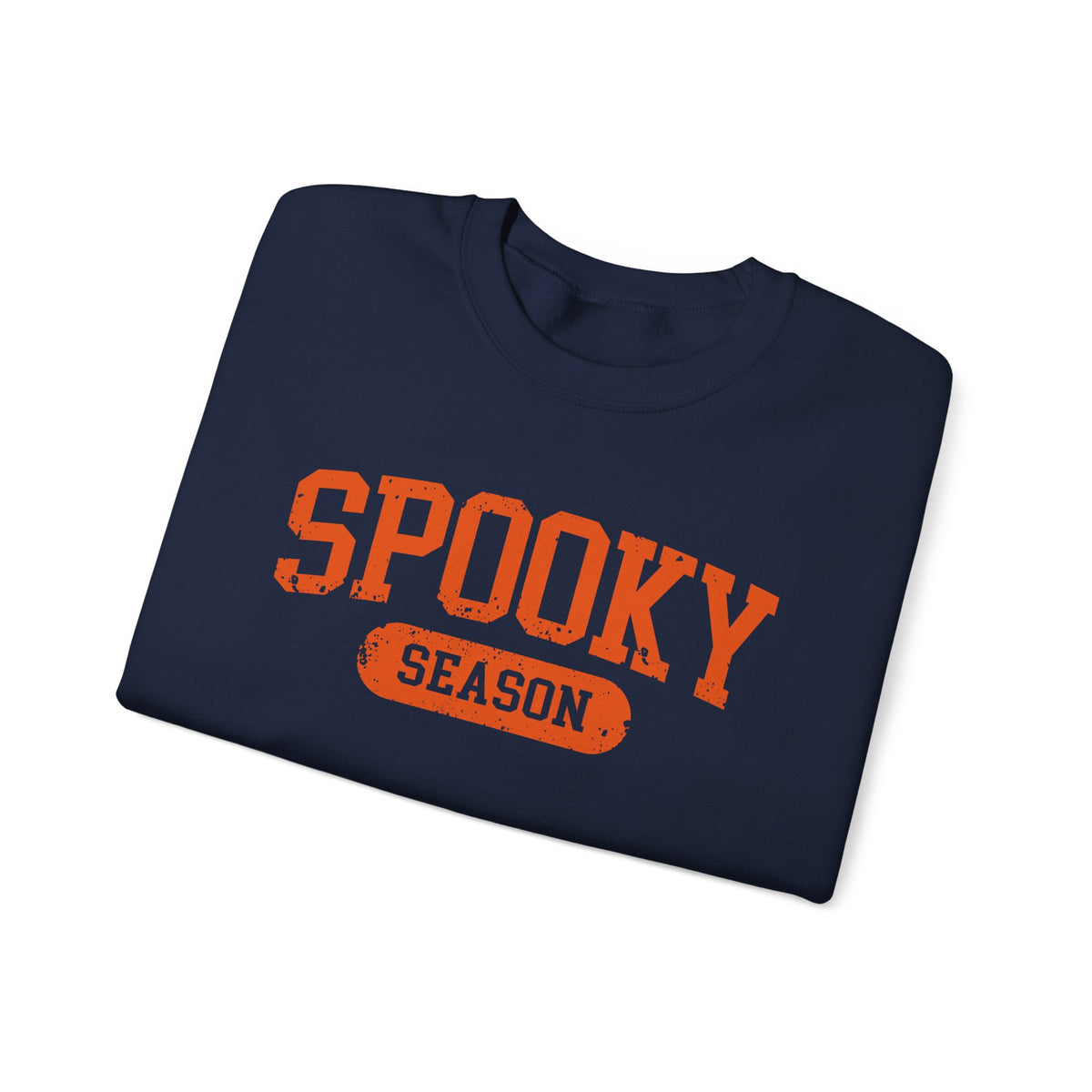 Spooky Season Sweatshirt | Halloween Crewneck, Orange Lettering